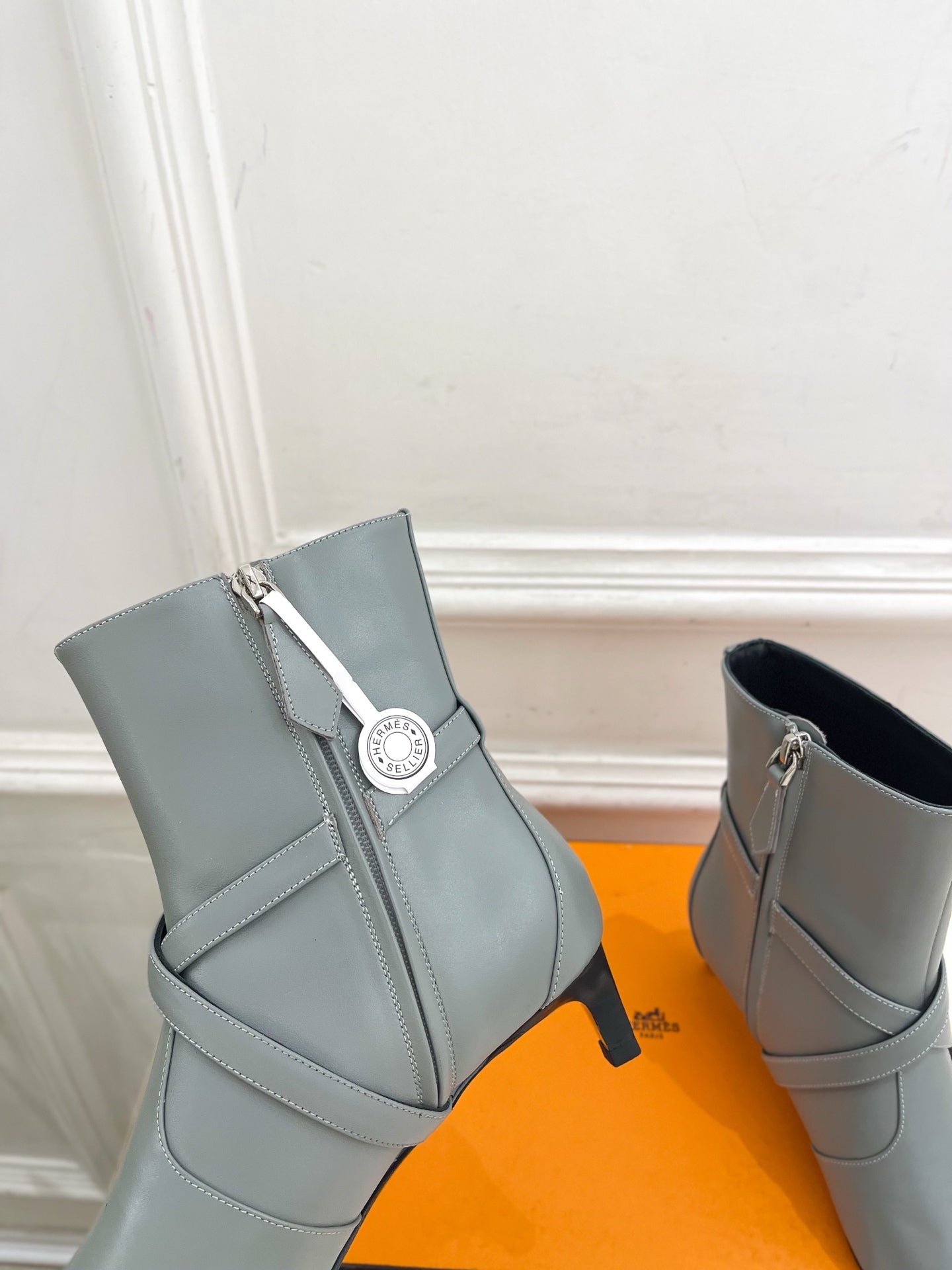 HM 26s Nice 40 Ankle Boot Grey Lambskin 947290