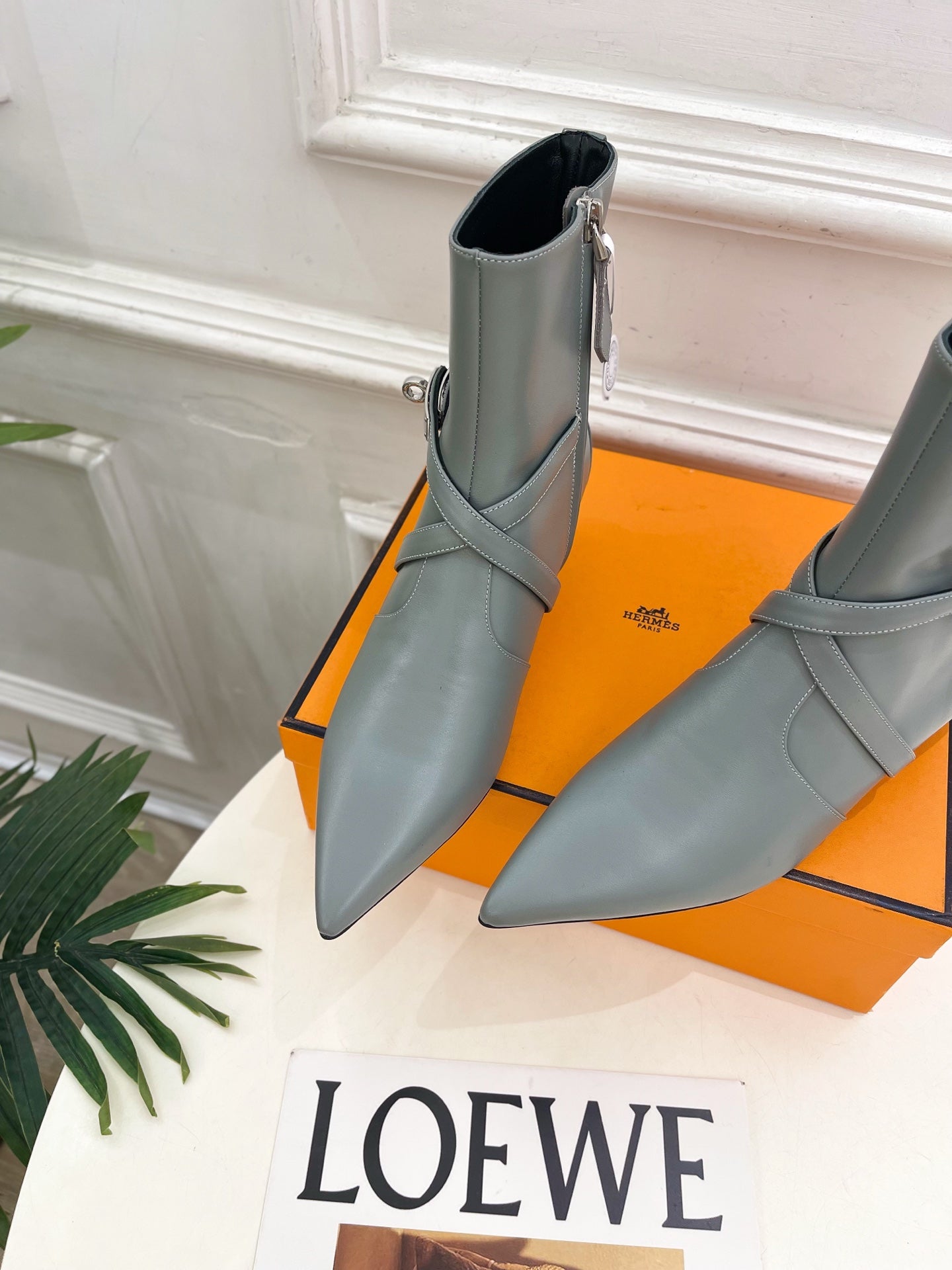 HM 26s Nice 40 Ankle Boot Grey Lambskin 947290