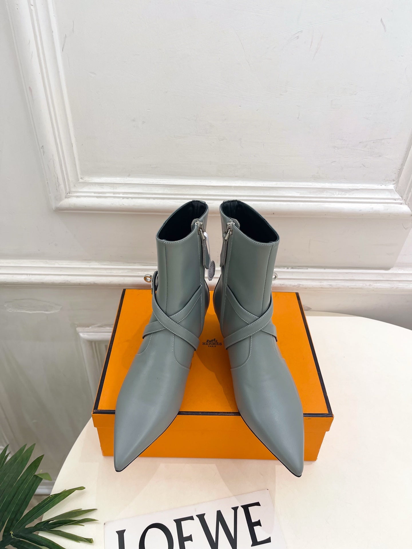 HM 26s Nice 40 Ankle Boot Grey Lambskin 947290