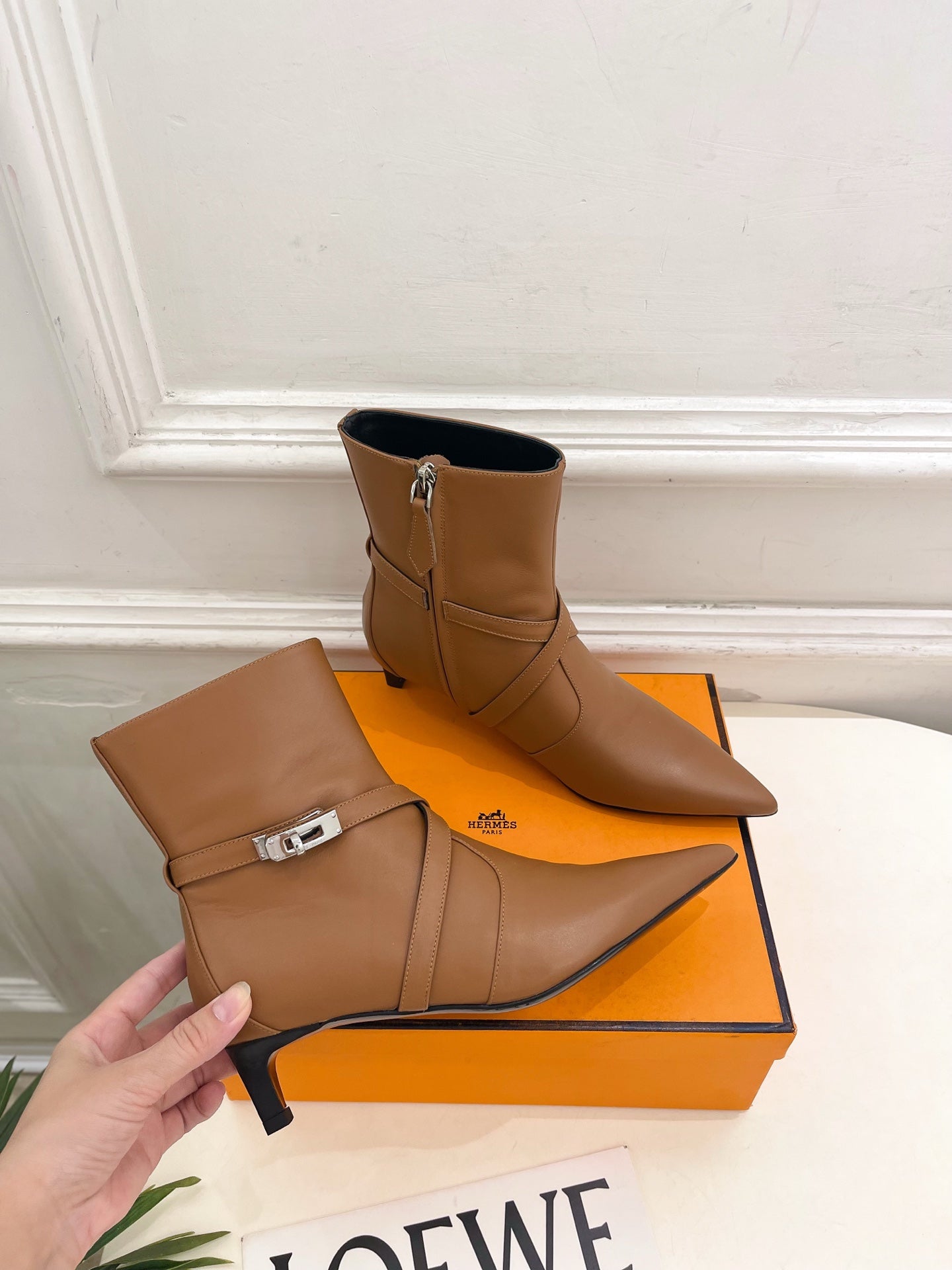 HM 26s Nice 40 Ankle Boot Camel Lambskin 947291