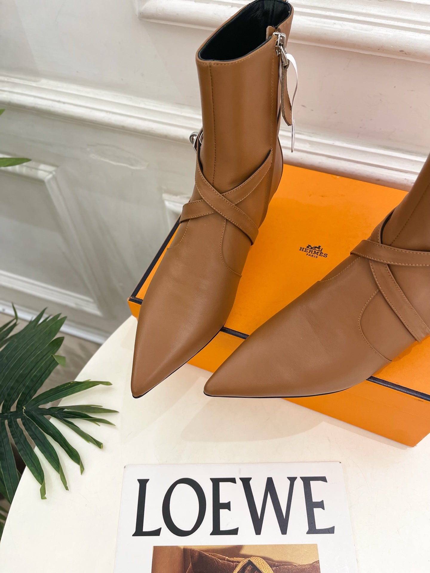 HM 26s Nice 40 Ankle Boot Camel Lambskin 947291