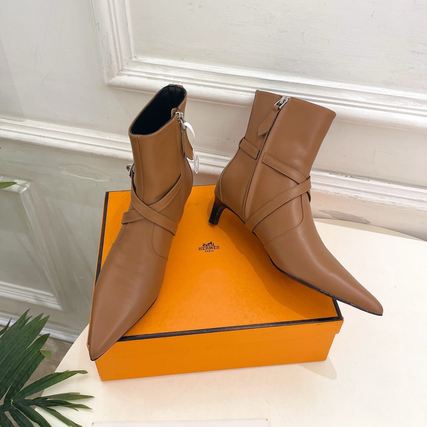 HM 26s Nice 40 Ankle Boot Camel Lambskin 947291