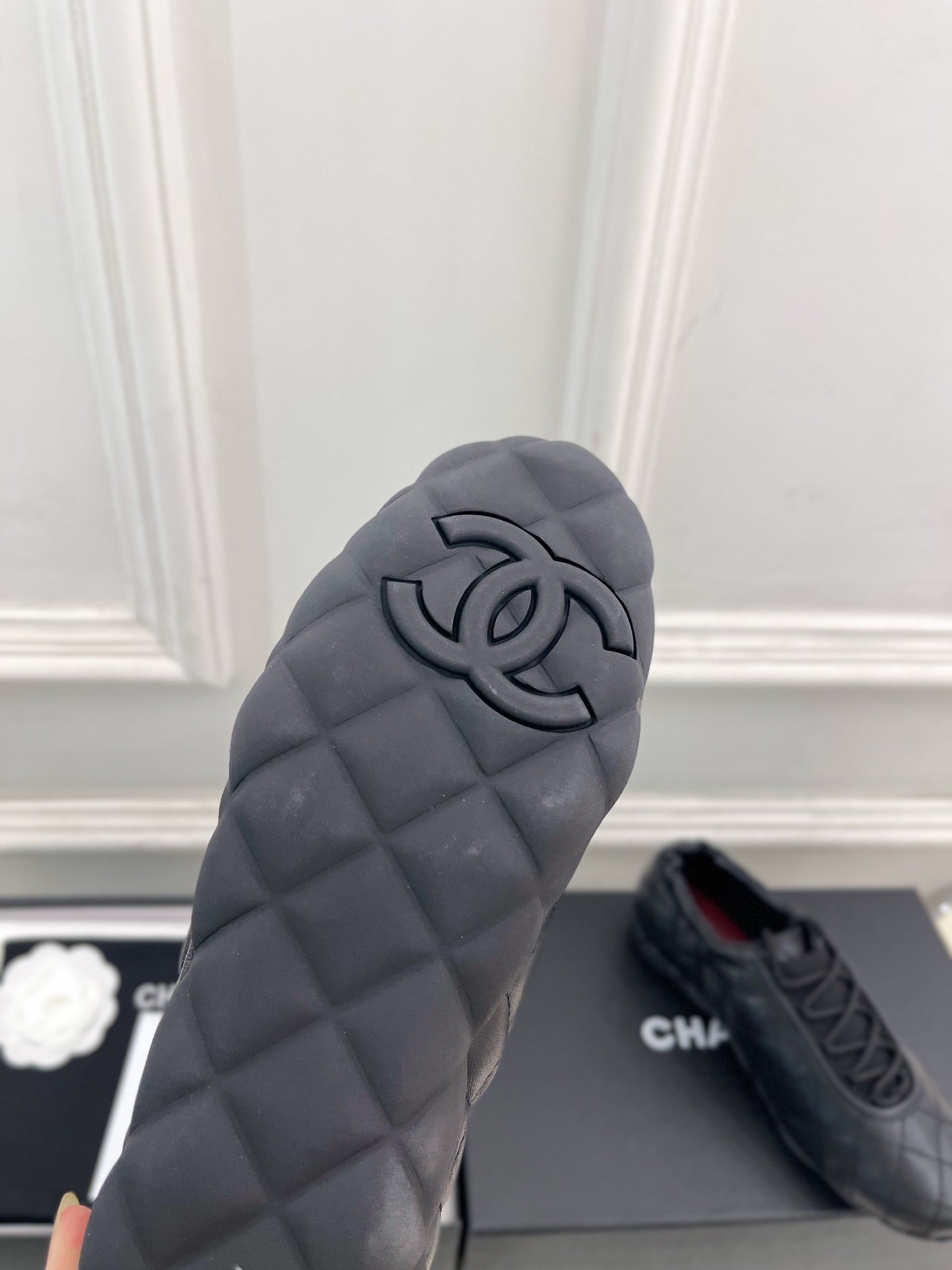 CC 26s Sneakers Black Quilted Lambskin 946988
