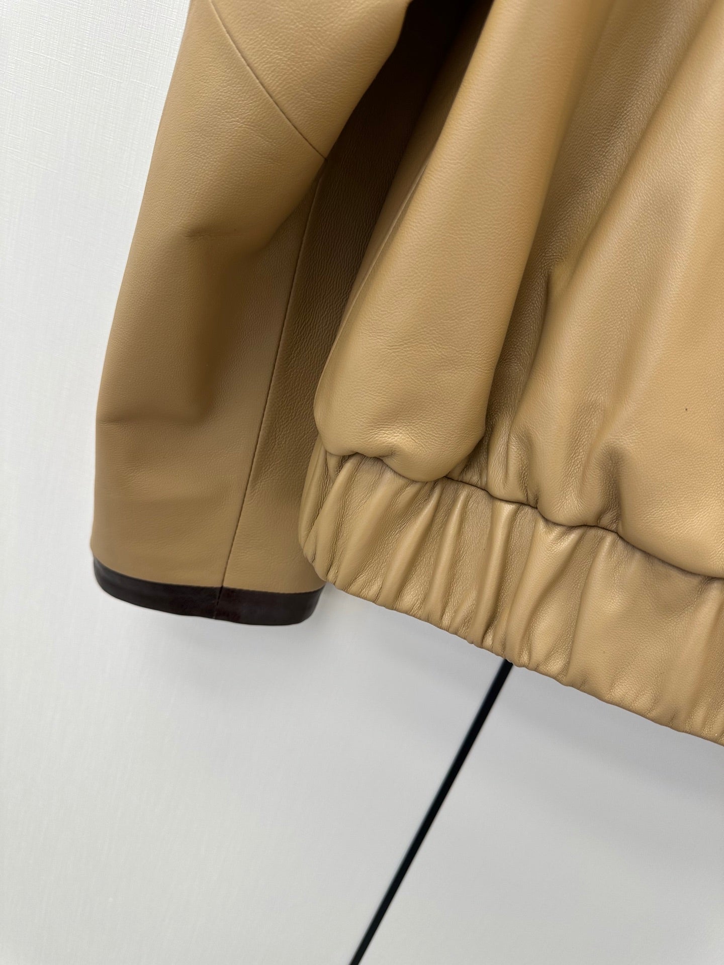 CC Pre ss2026 Jacket Beige Black Lambskin 400337