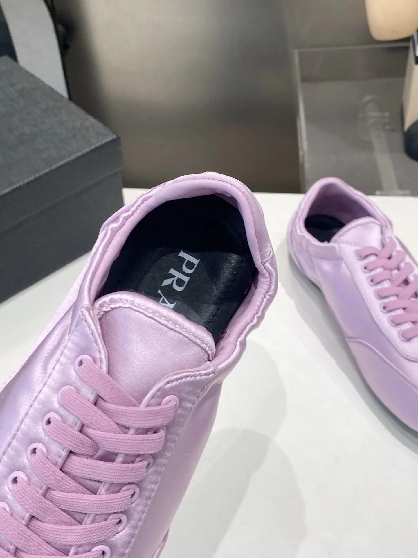 PRA 26S Casual Sneaker Baby Pink Satin 628550