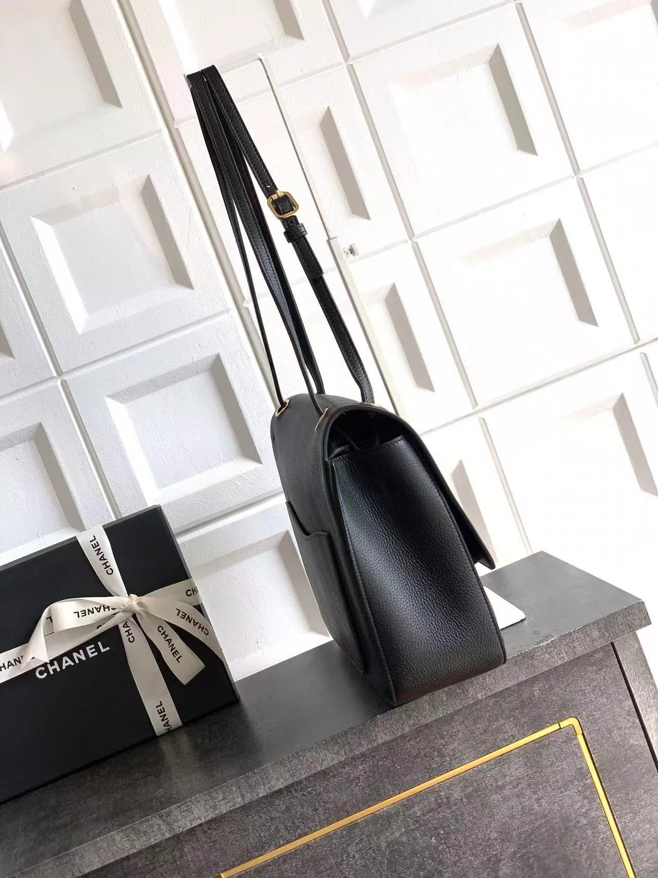 Chanel 2026 Flap Bag 33cm Black Caviar Calfskin
