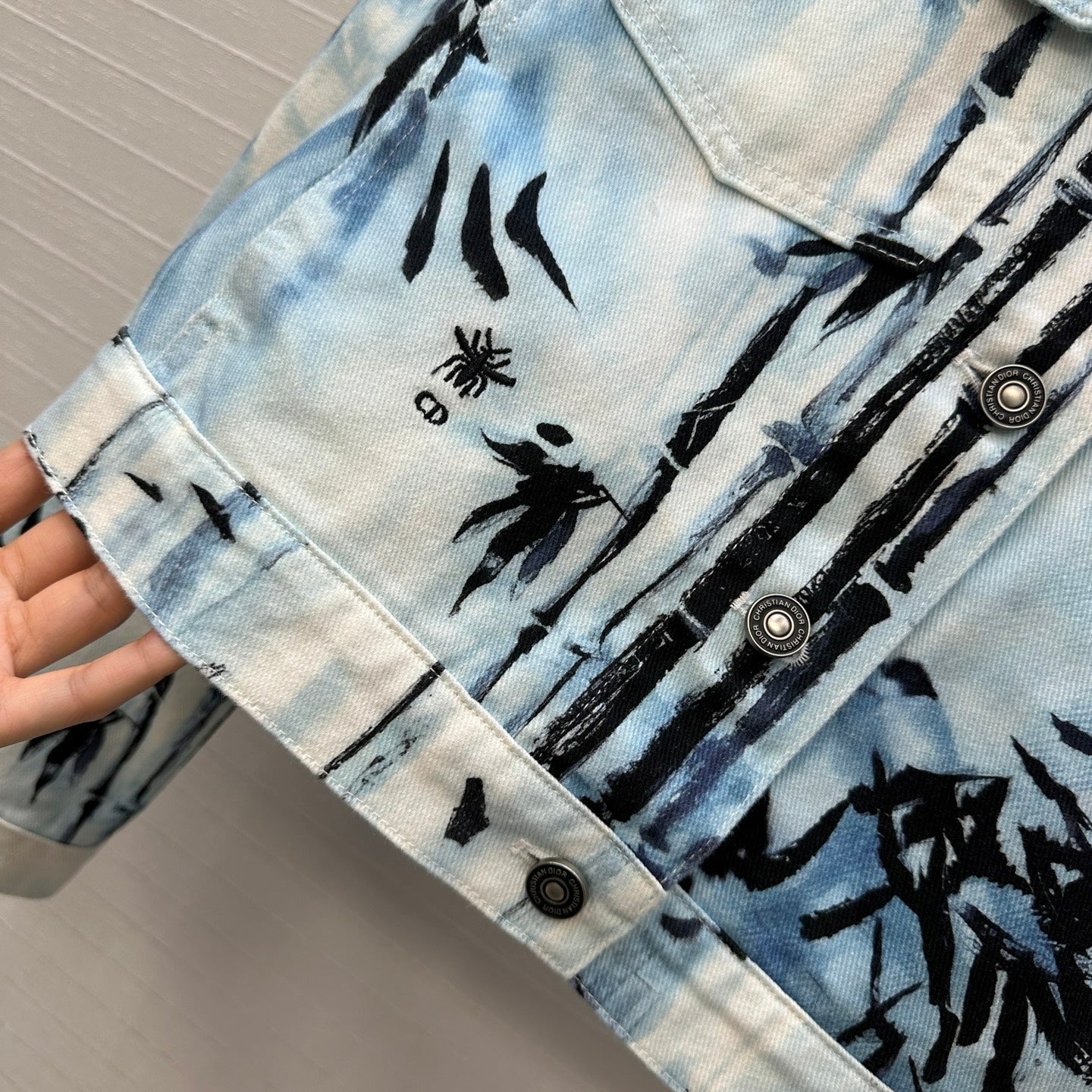 DIOR PRINTED DENIM JACKET 268202