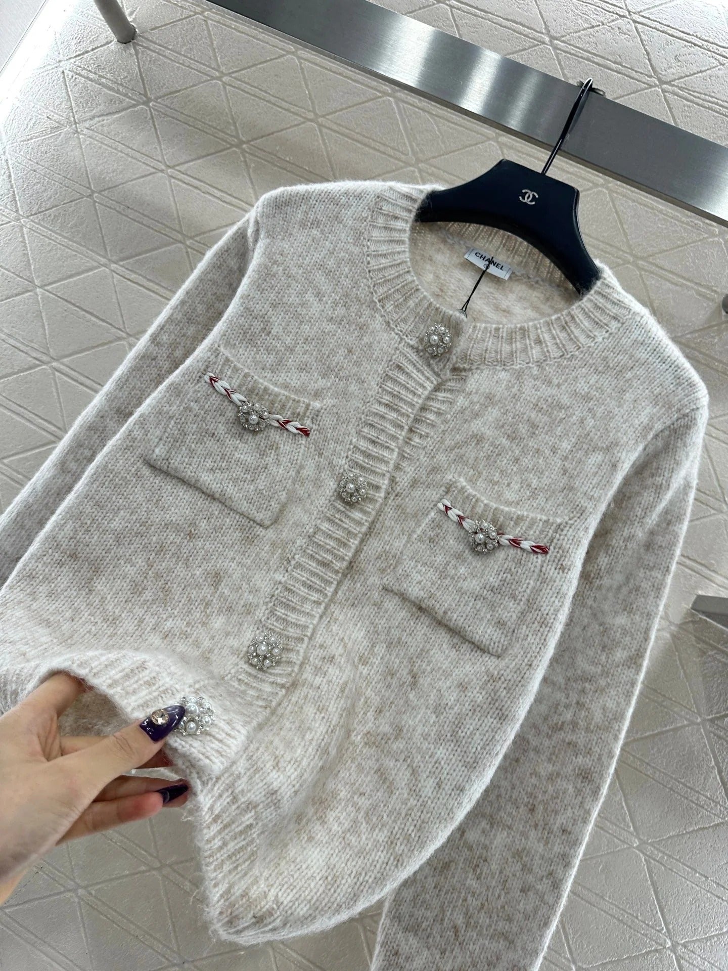 CHANEL 25S KNIT CARDIGAN 400