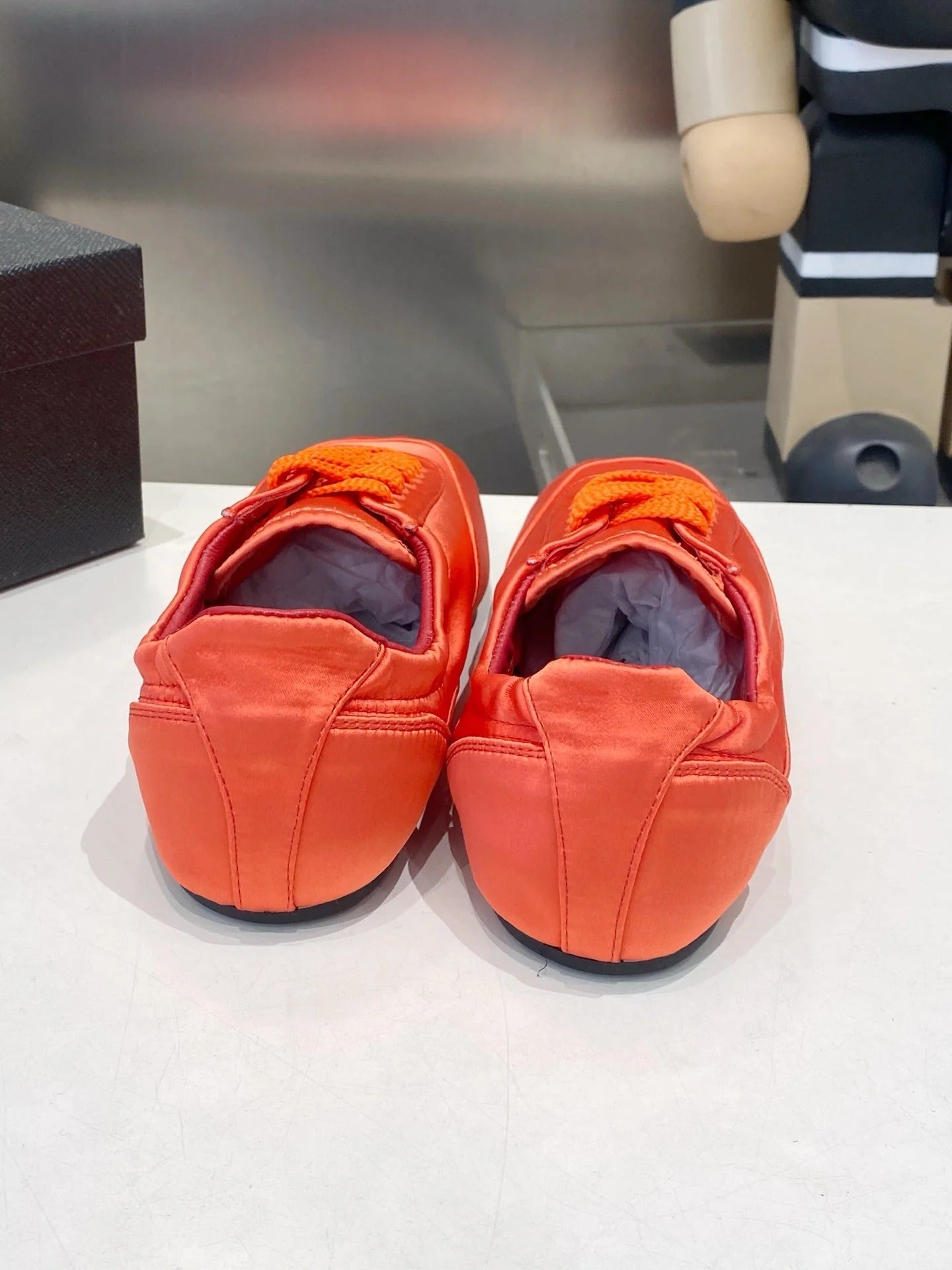 PRA 26S Casual Sneaker Orange Satin 628549