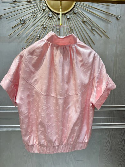 Chanel 2026 Taffeta Jacket Pink Silk