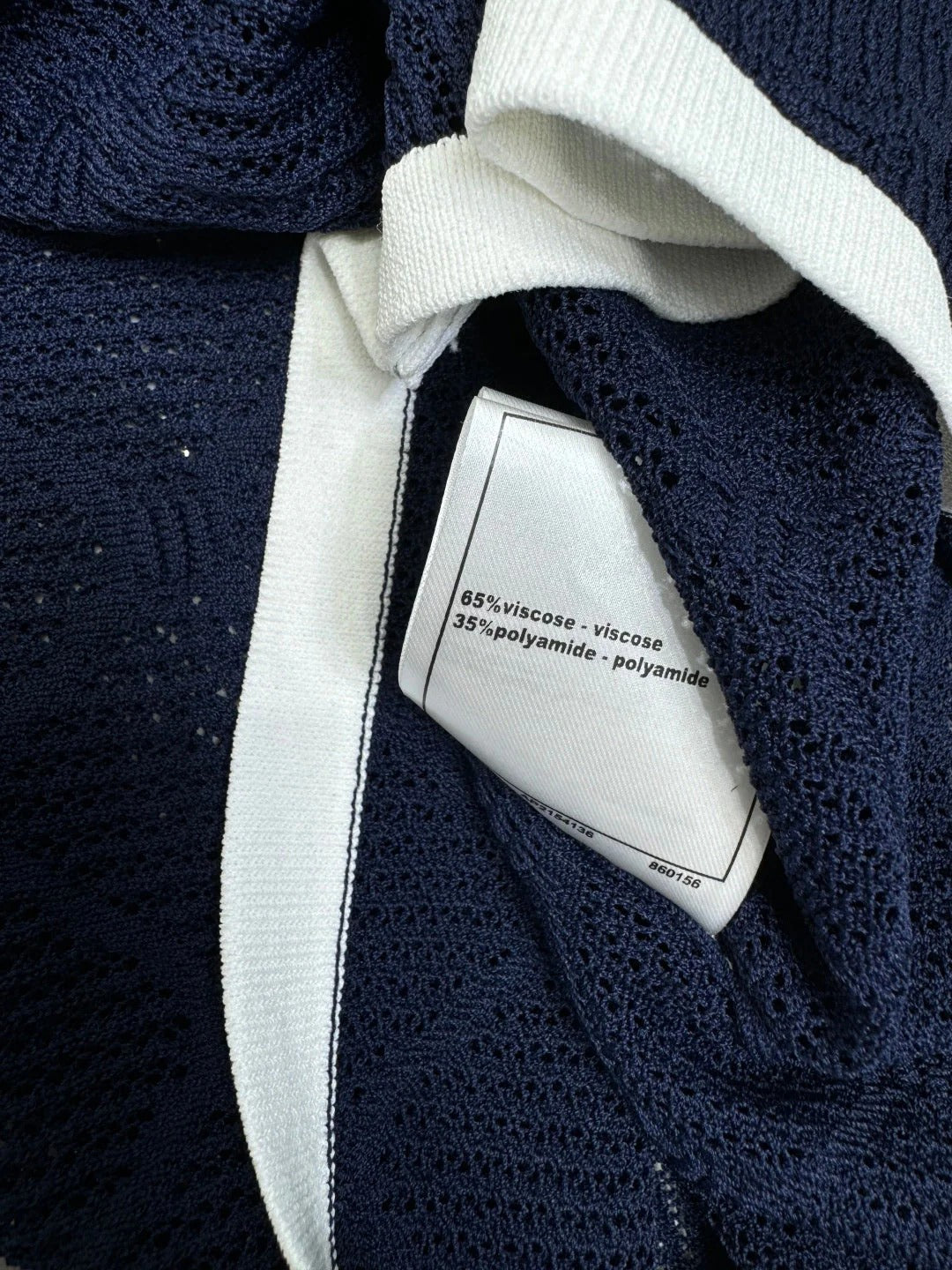 CHANEL 25S DIAMOND HOLLOW KNIT VEST 264031