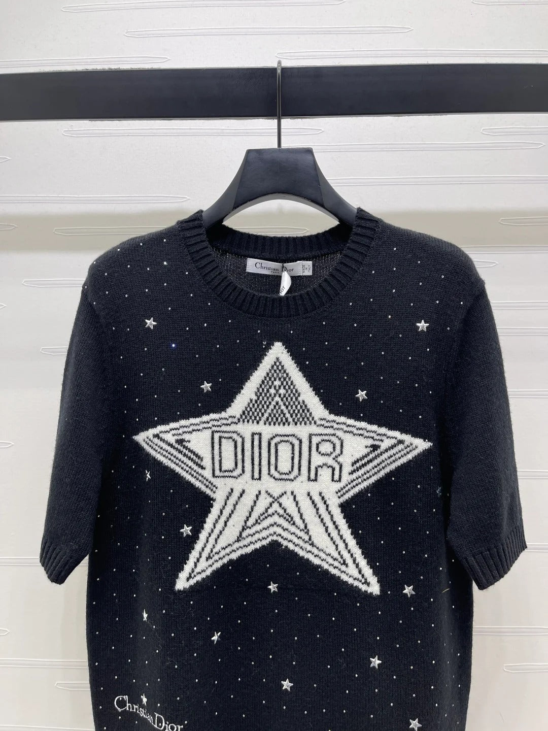 Dior 2026 Logo Star Short-Sleeve Shirt Wool