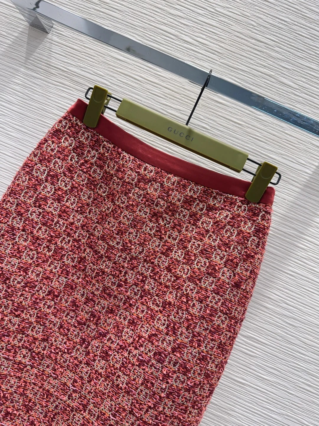 Gucci 2026 Long Midi Skirt Red Polyester 133162