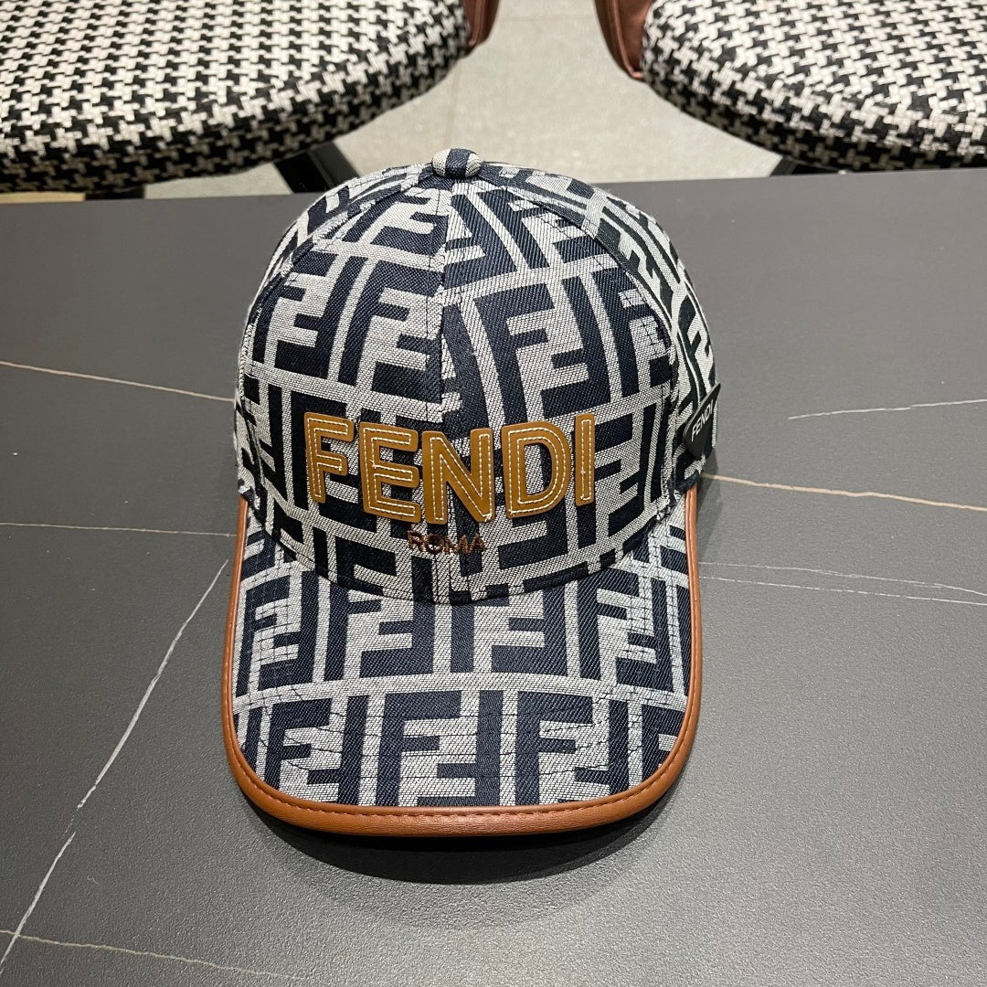 Fendi FF Motif Jacquard Baseball Cotton 196105