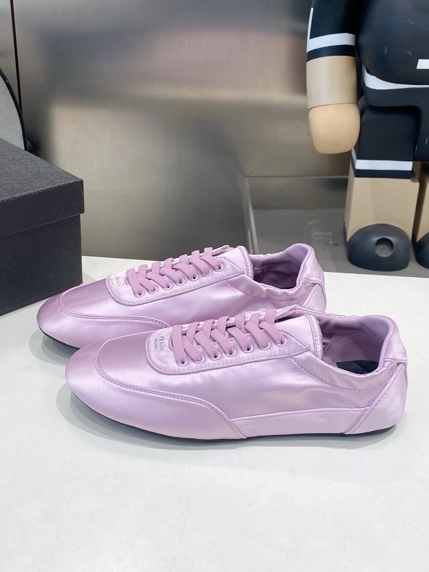 PRA 26S Casual Sneaker Baby Pink Satin 628550