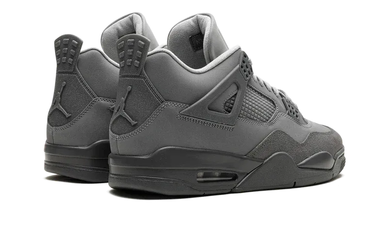 Nike Air Jordan 4 Dark Gray Suede Leather