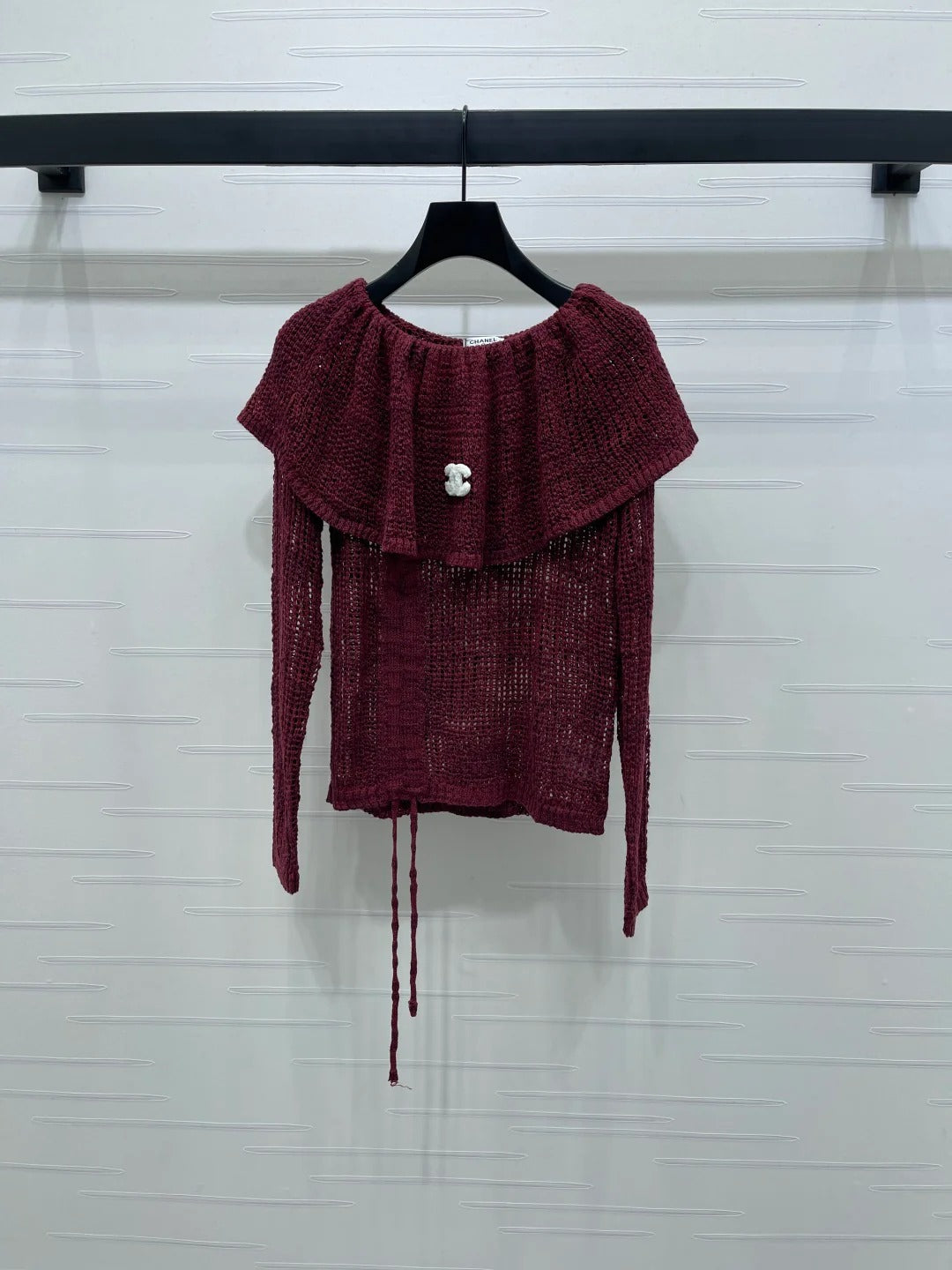 Chanel 2026 Ruffle Collar Long Sleeves Wool