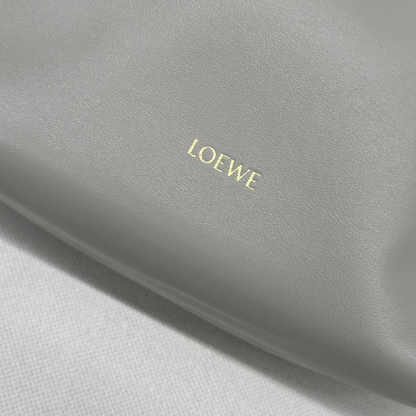 Loewe 2026 Flamenco Purse Goodie Bag 30cm Ivory Soft Nappa Sheep Leather