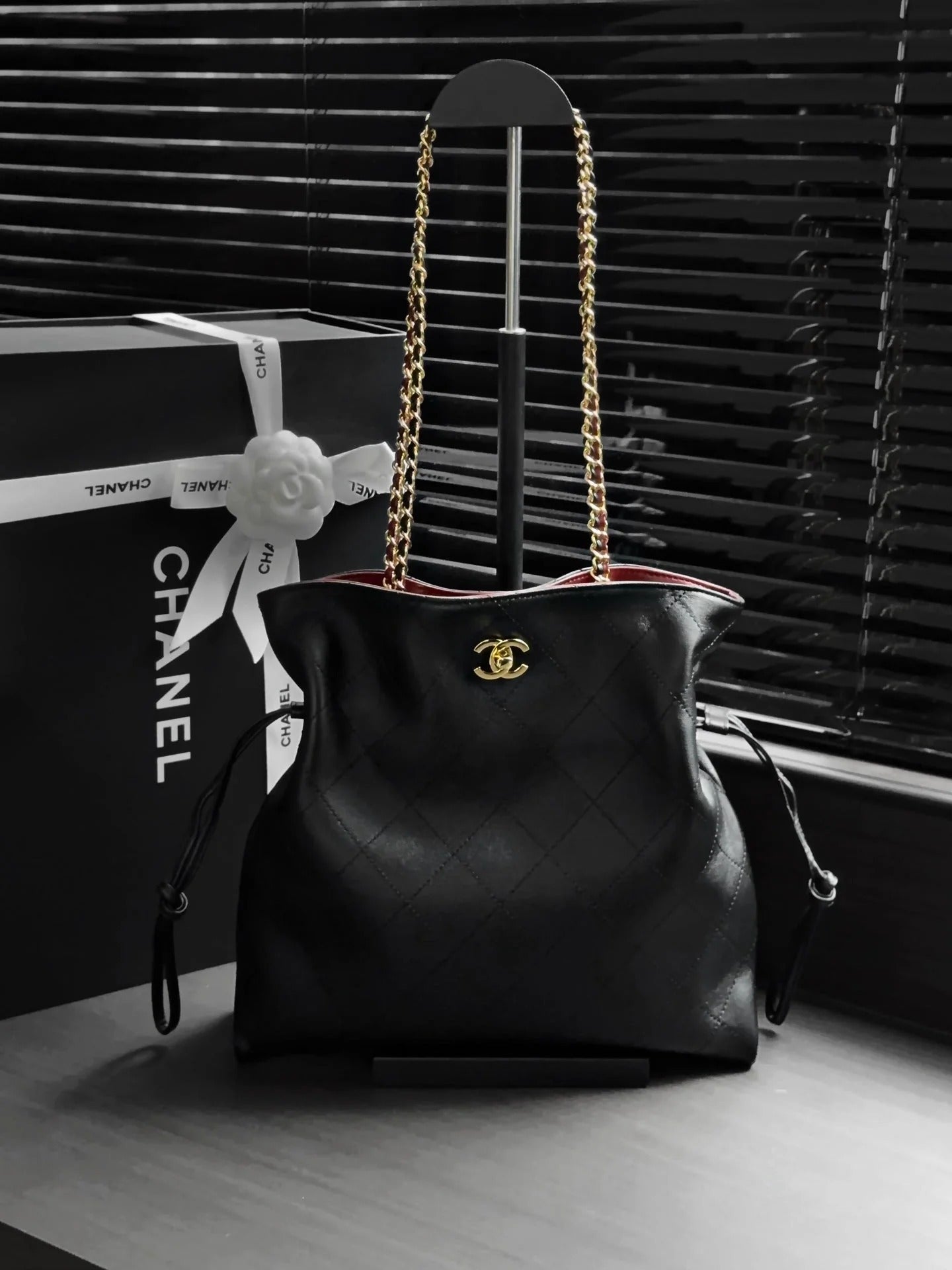 Chanel 2026 Lucky Tote Bag 34cm Lambskin