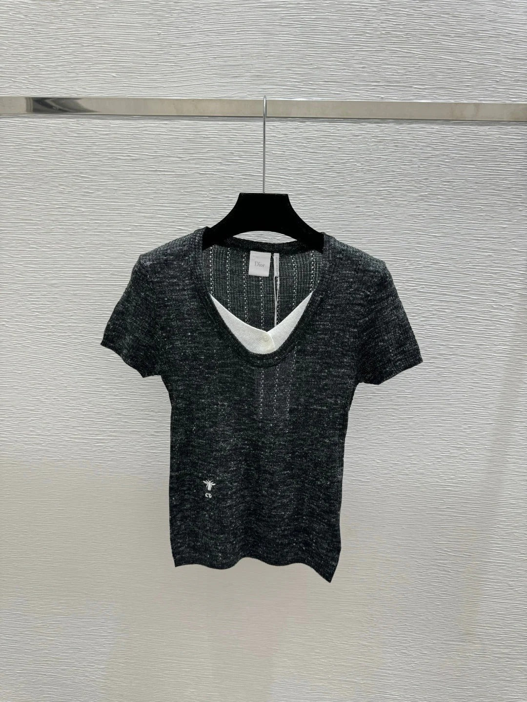 Dior 2026 Short-sleeved Knit Sweater Cotton 455746