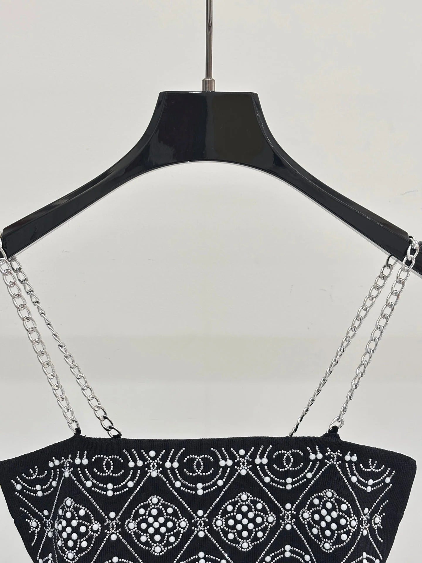 Chanel 2026 Camisole Black mix White Tencel 394727
