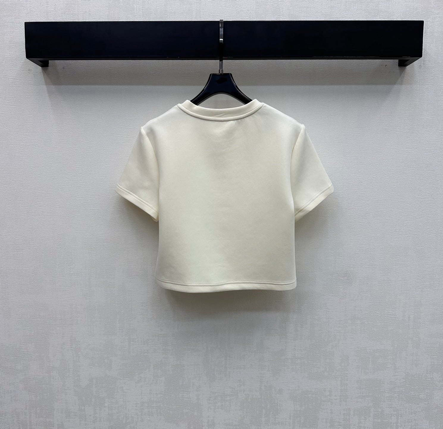 Dior 2026 Square-Frame Top and Shorts Set Cream Black Cotton