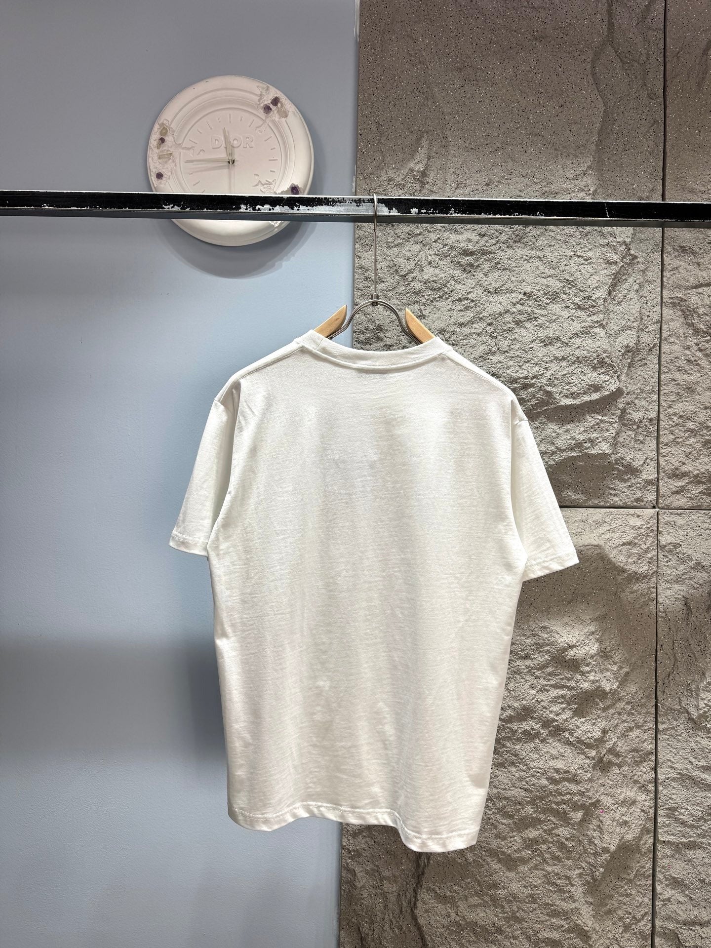 Chanel 2026 Logo Short-Sleeve T-Shirt White Cotton
