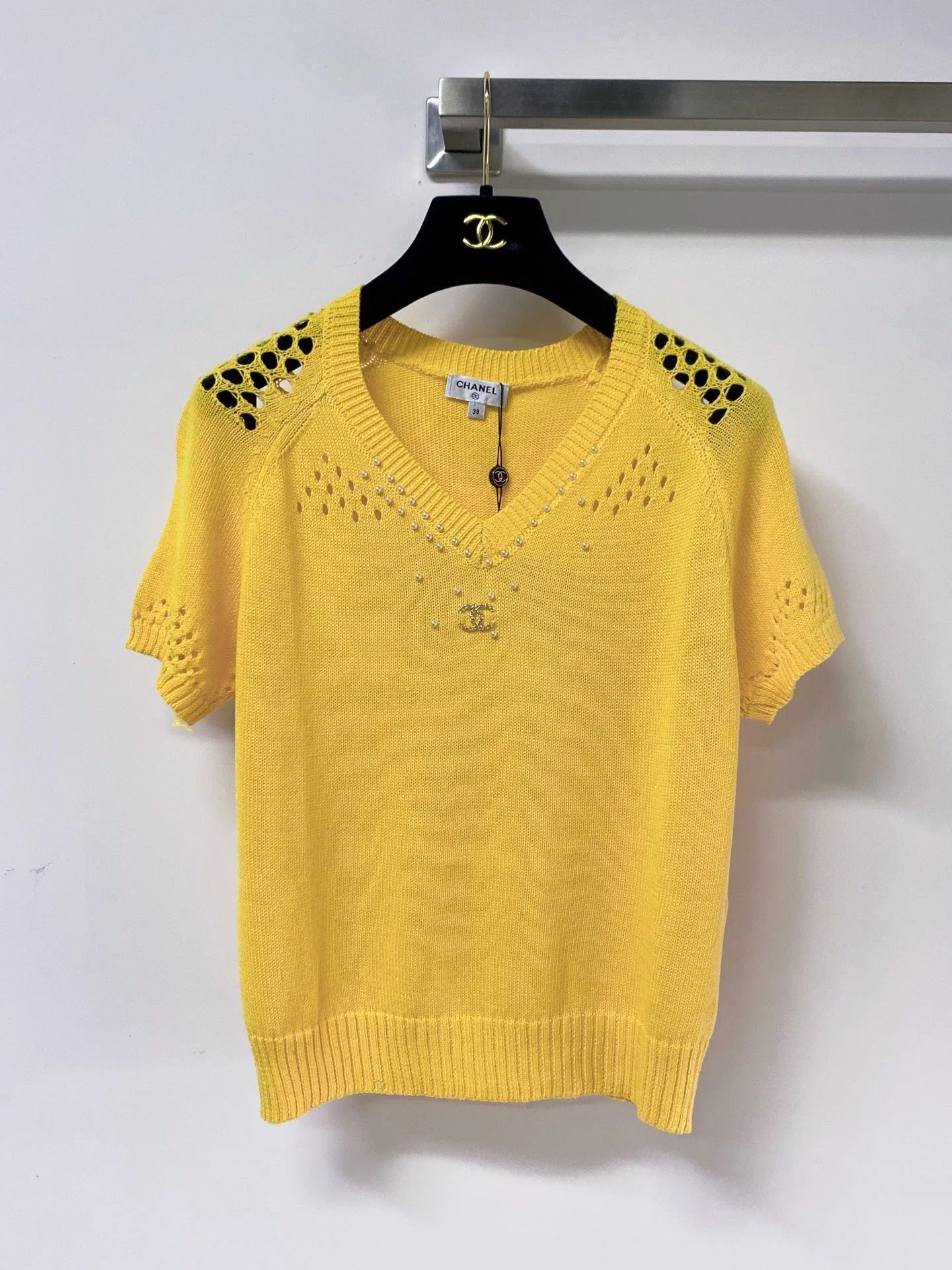 Chanel 2026 Short-Sleeve Shirt Nitrile Cotton 471933