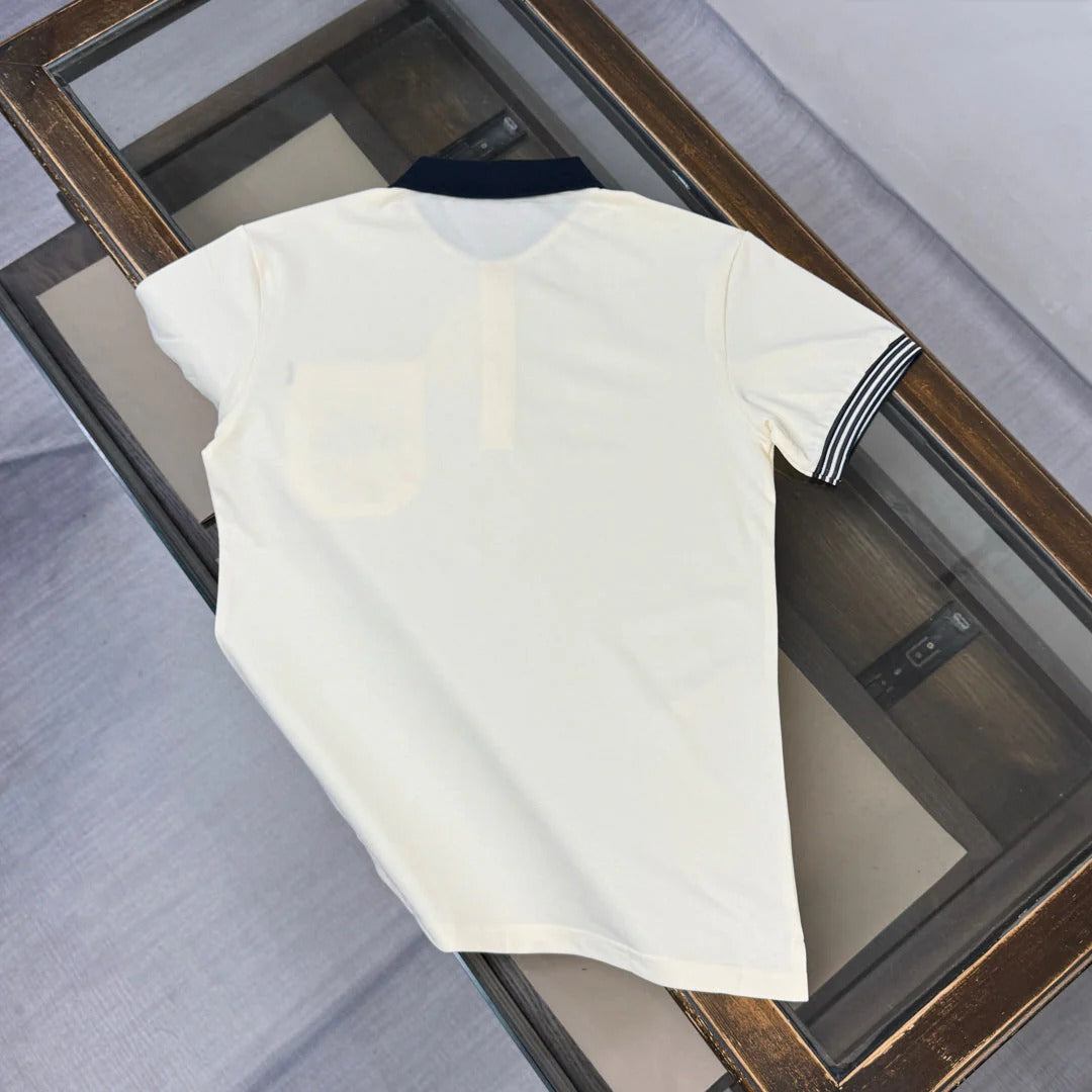 CD 26A Short-Sleeve Collared Polo Shirt Cotton 290861