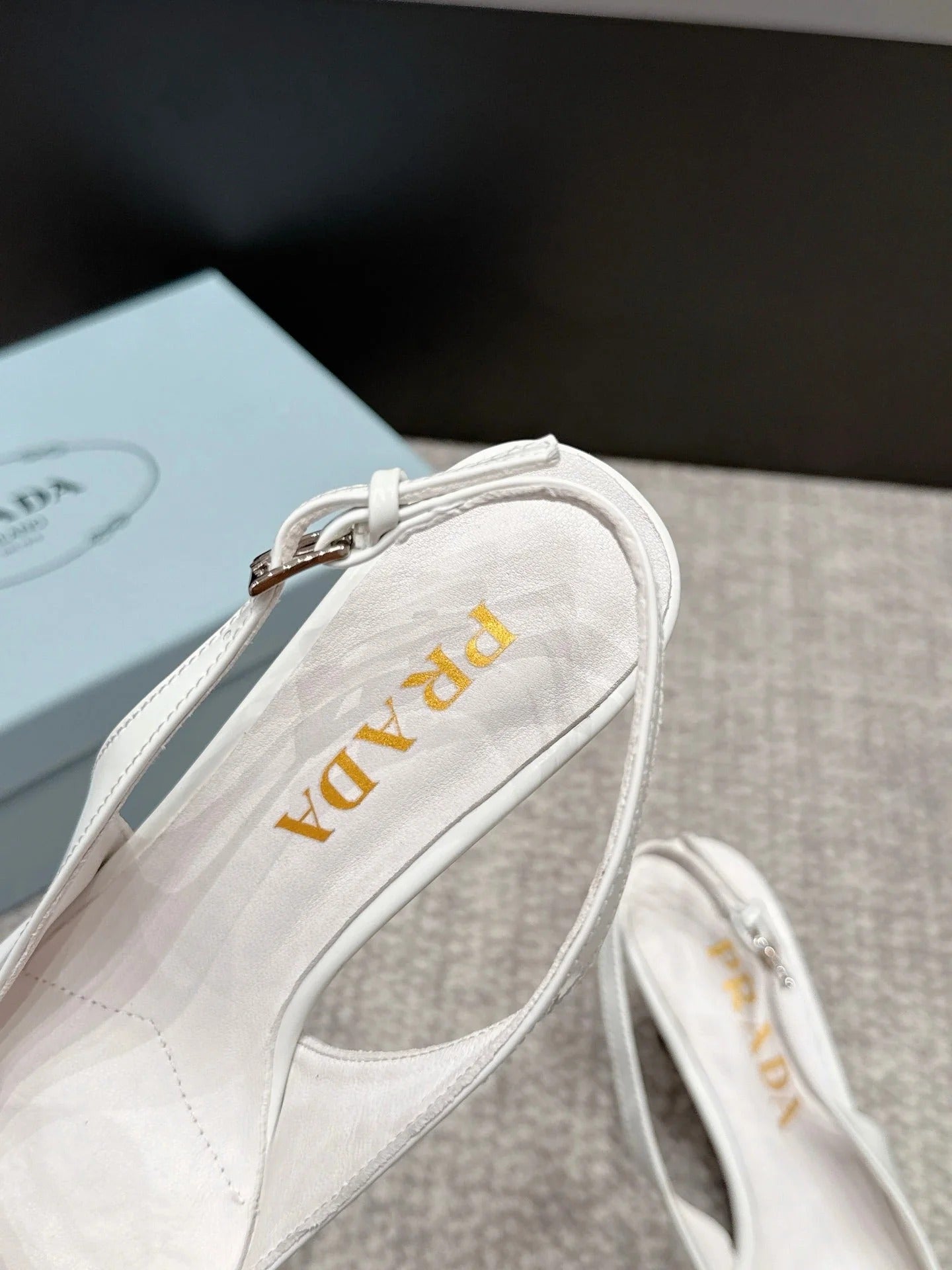 Prada 2026 Slingback 75mm Leather 855685