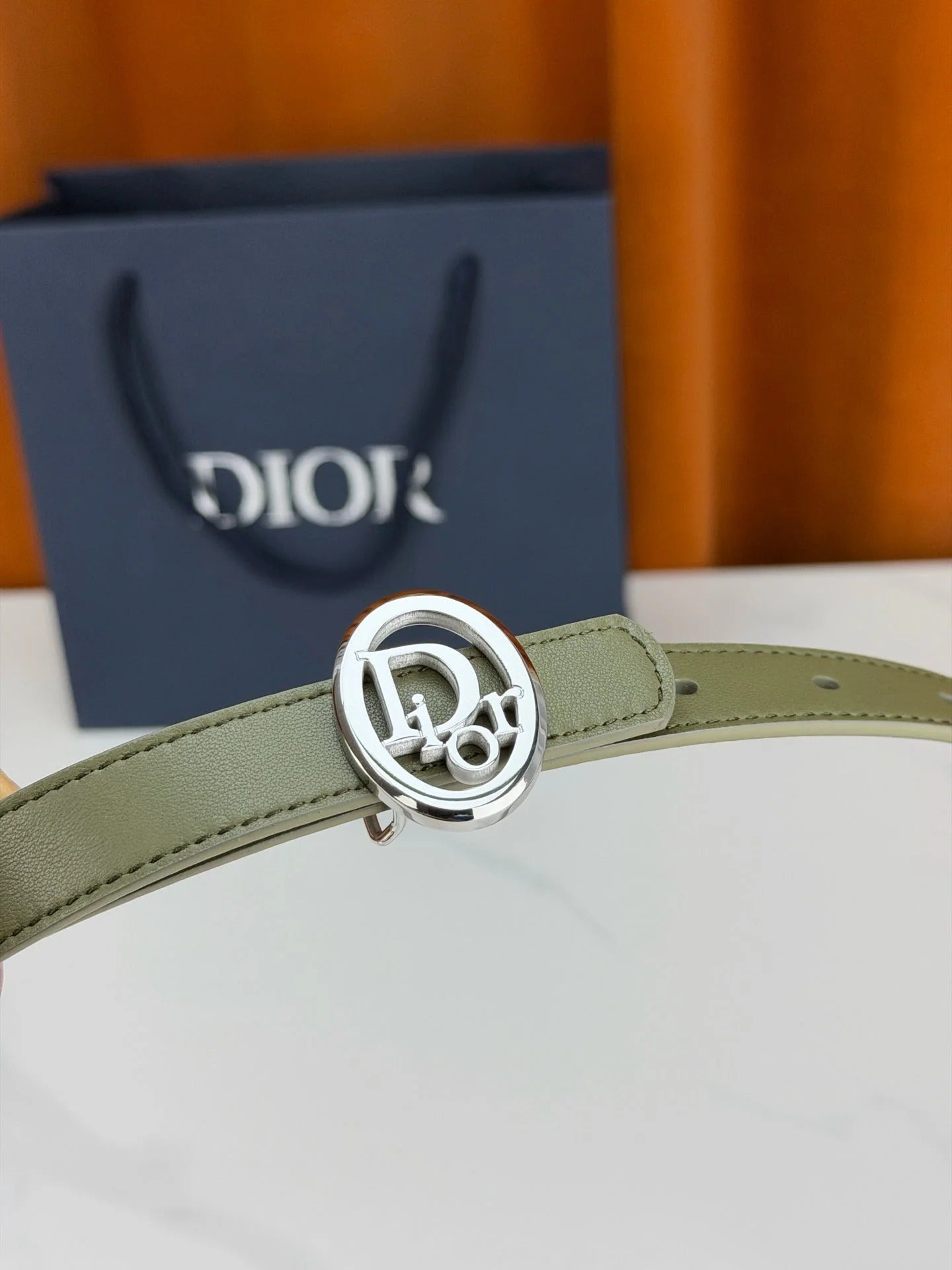 Dior 2026 Reversible CD Icon Belt 20mm Calfskin