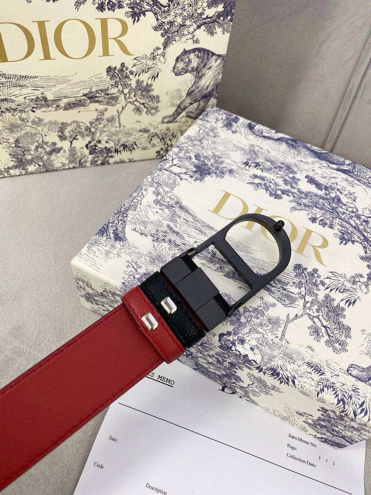 Dior 2026 30 Montaigne Belt 35mm Grained Calfskin