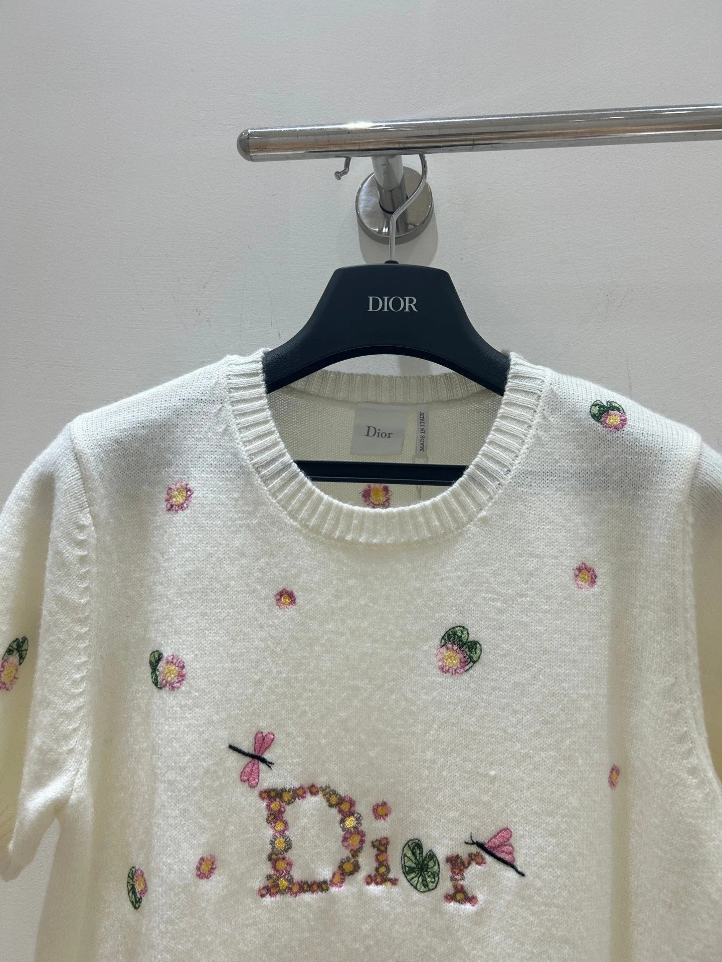 Dior 2026 T-shirt Cream Wool 535385