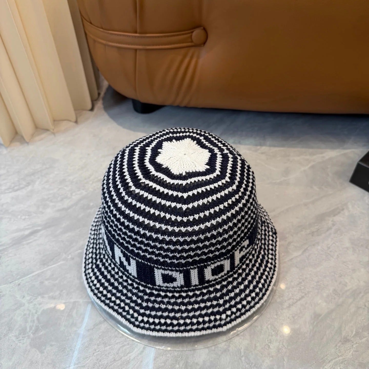 Dior Striped Bucket Hat Wool 280840