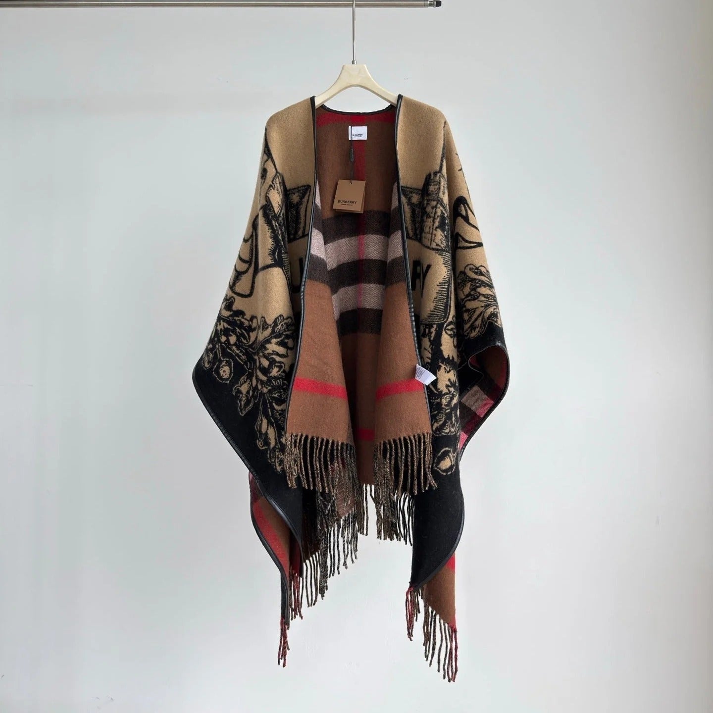 BURBERRY 25S PLAID KNITTED SCARF 146