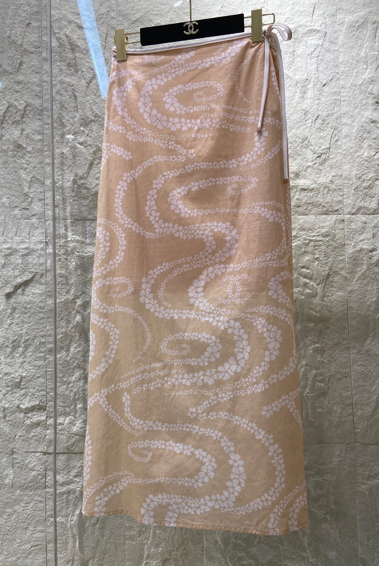 PETAL SNAKE PRINT DRESS 25S IN SILK COTTON 266261