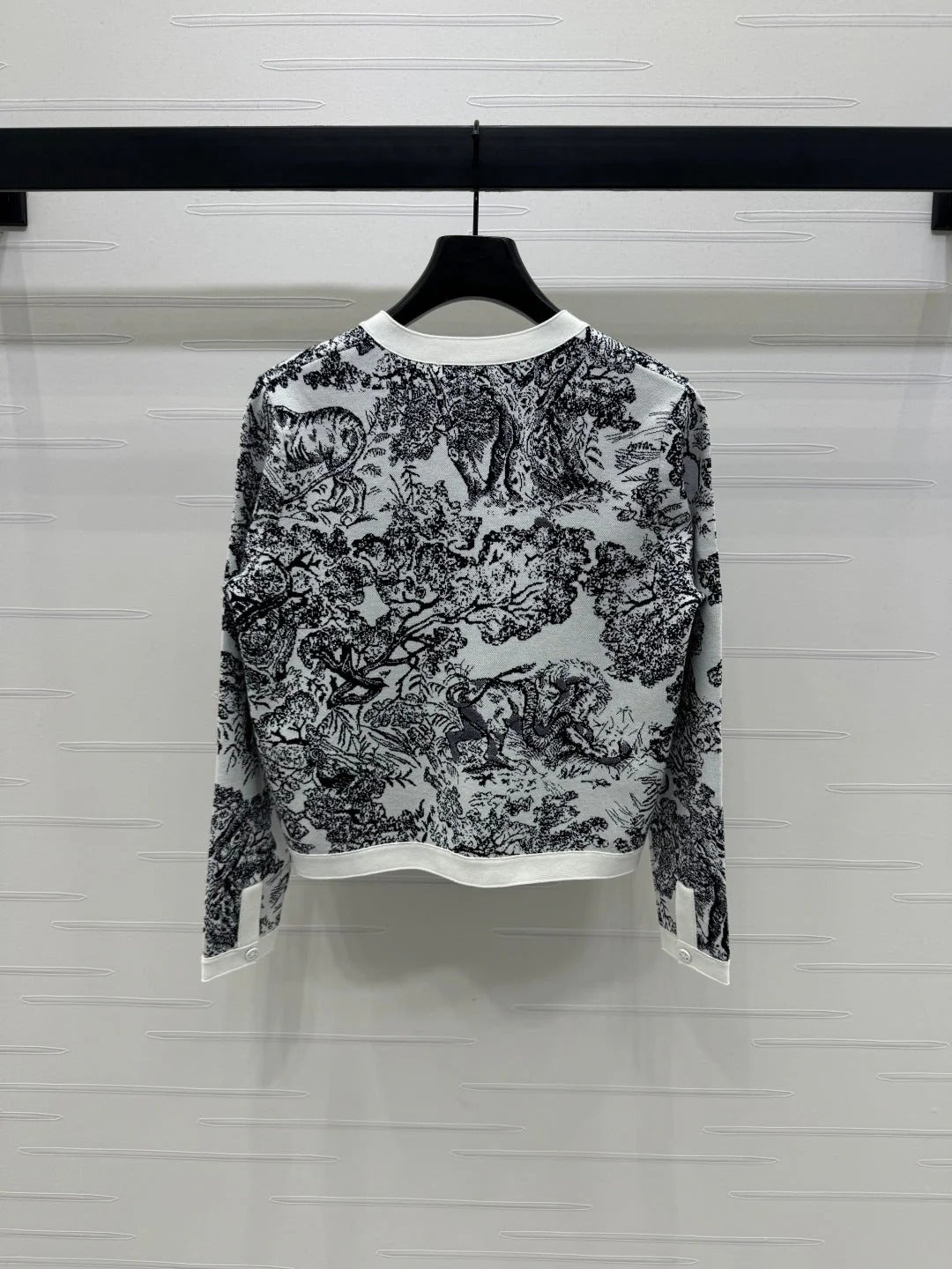 DIOR JACQUARD KNIT CARDIGAN 274879