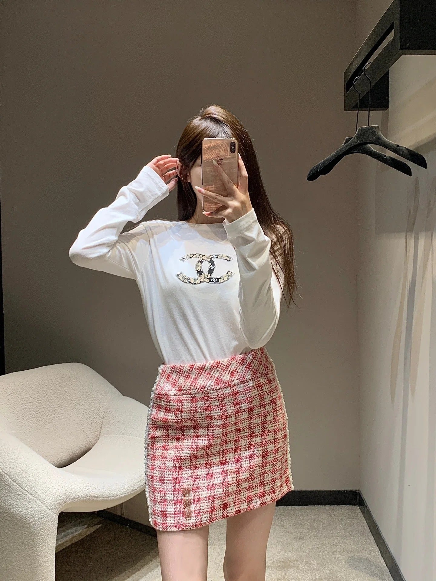 CHANEL 25S MINI SKIRT STYLE 190