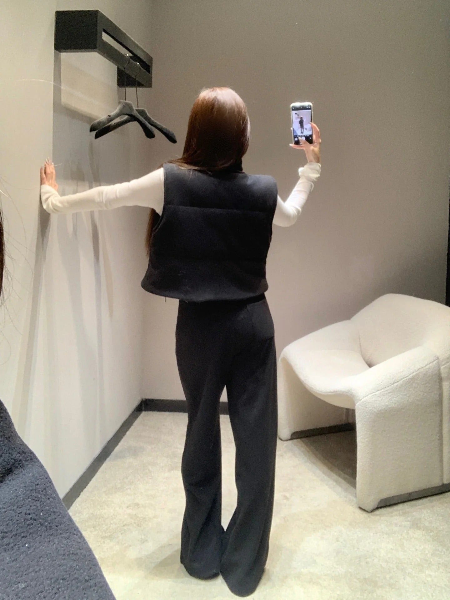 CHANEL 25S KNIT BLAZER AND DRAWSTRING PANTS SET 387