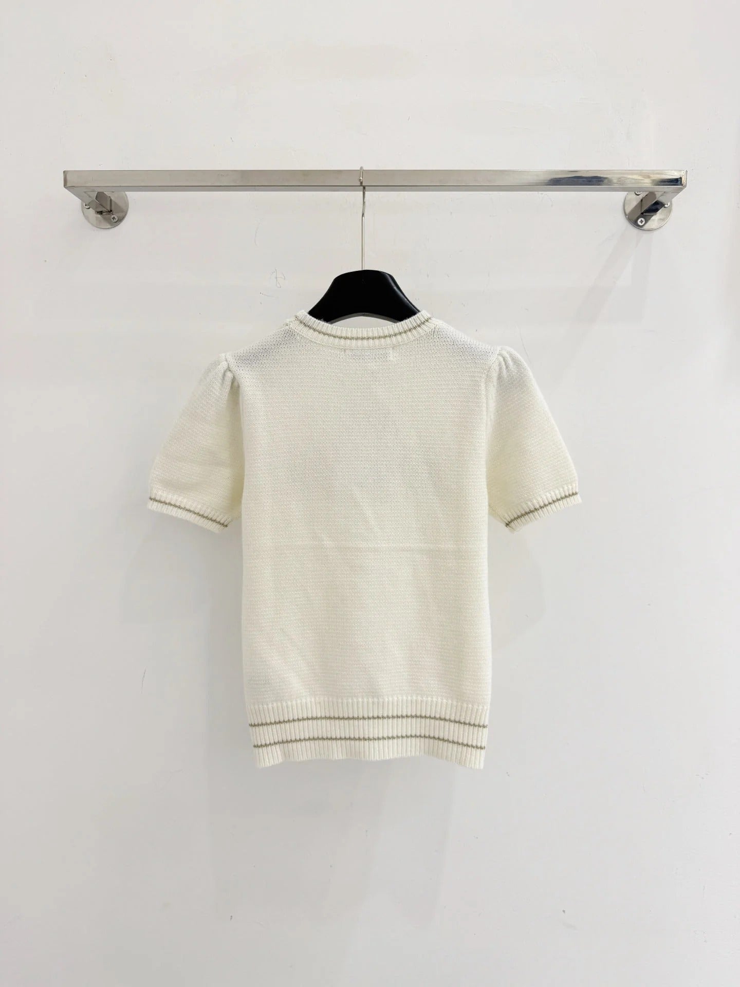 DIOR 25S SHORT-SLEEVE CREW NECK SWEATER 467