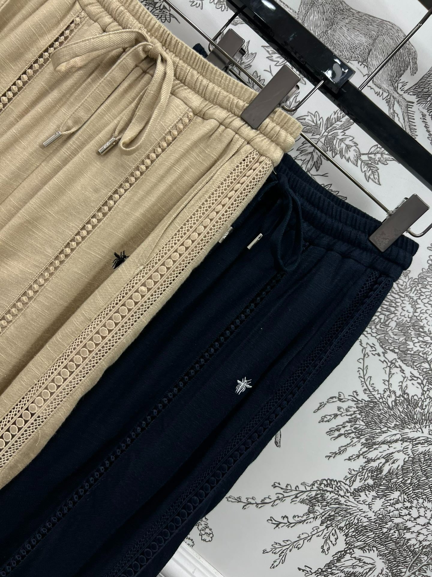 DIOR LINEN LACE PANTS 268742