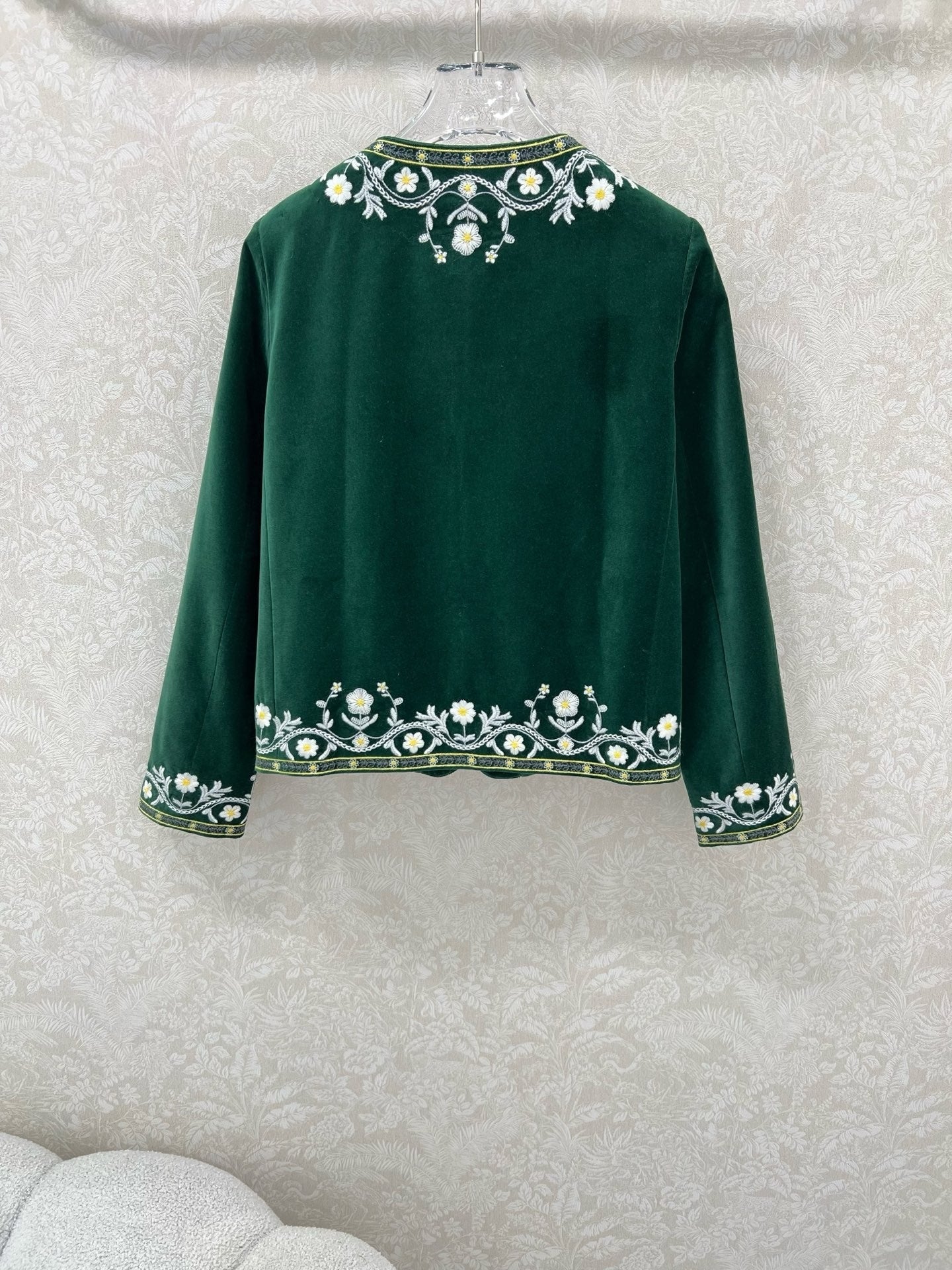 CELINE VELVET EMBROIDERED JACKET 275257