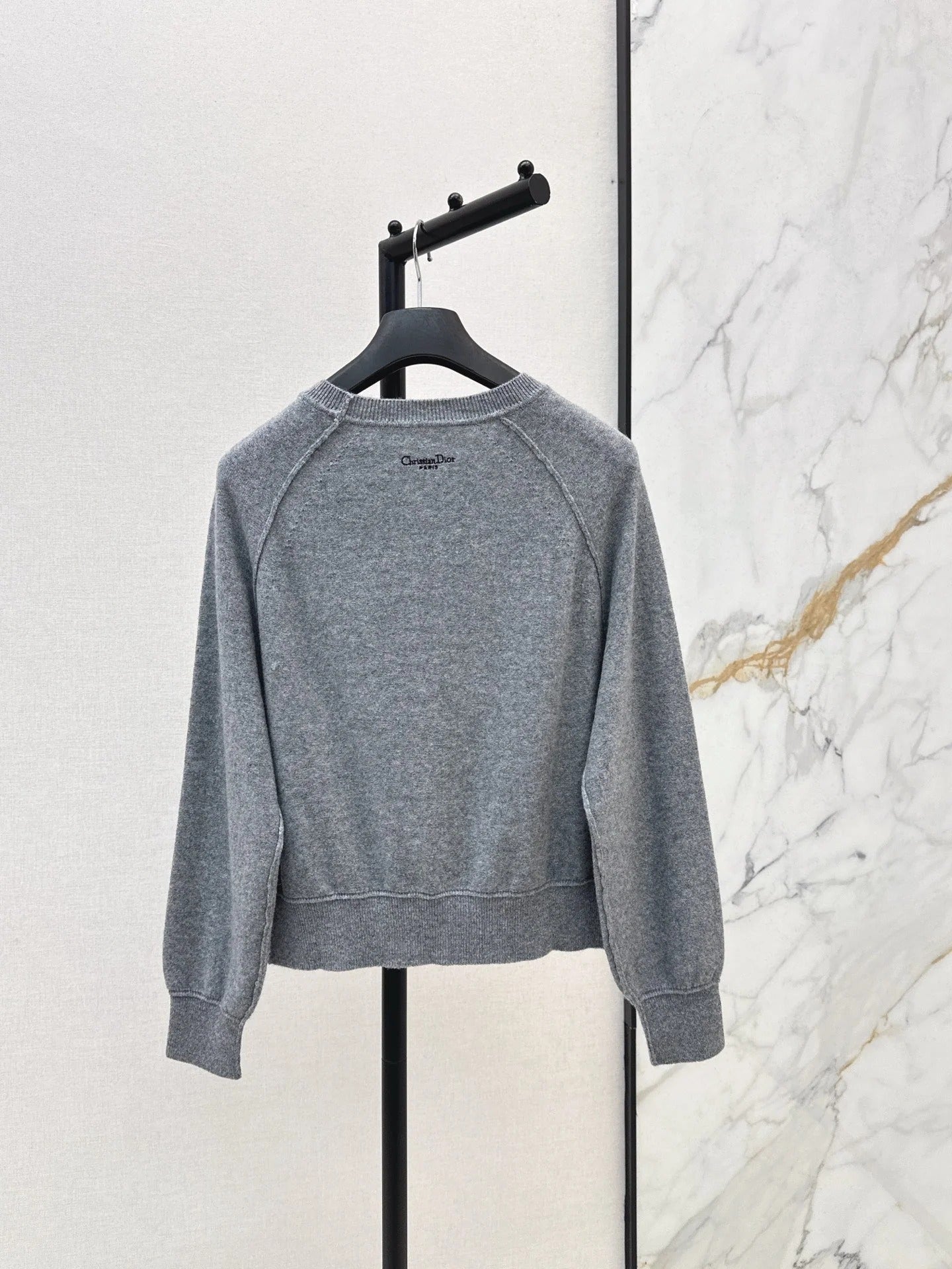 DIOR 25S FLORAL EMBROIDERED CASHMERE SWEATER 593