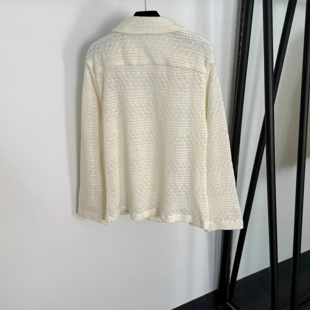 CHANEL 25S LONG-SLEEVE KNIT CARDIGAN STYLE 128
