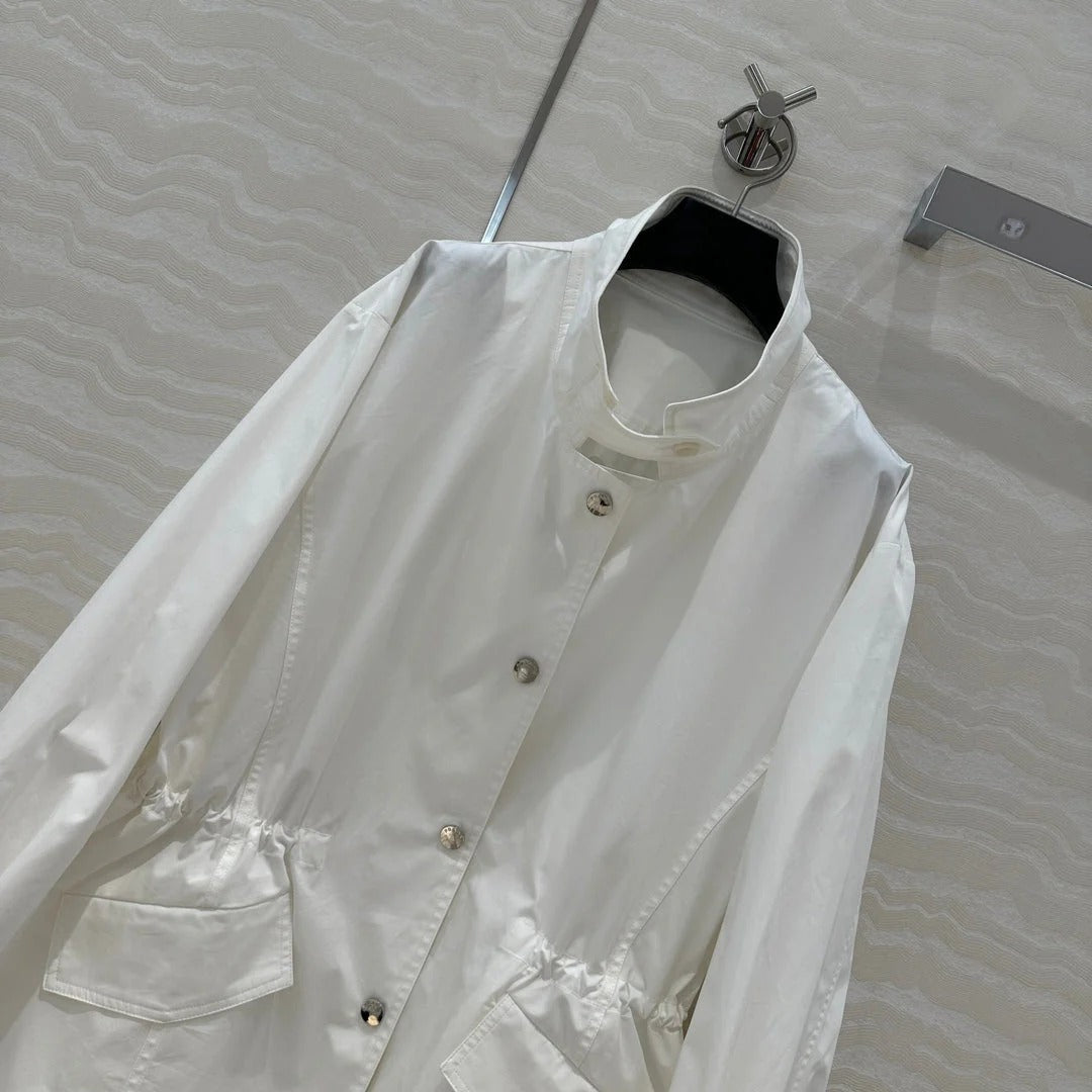 PRADA WINDBREAKER JACKET WITH TRIANGULAR POCKETS 276314