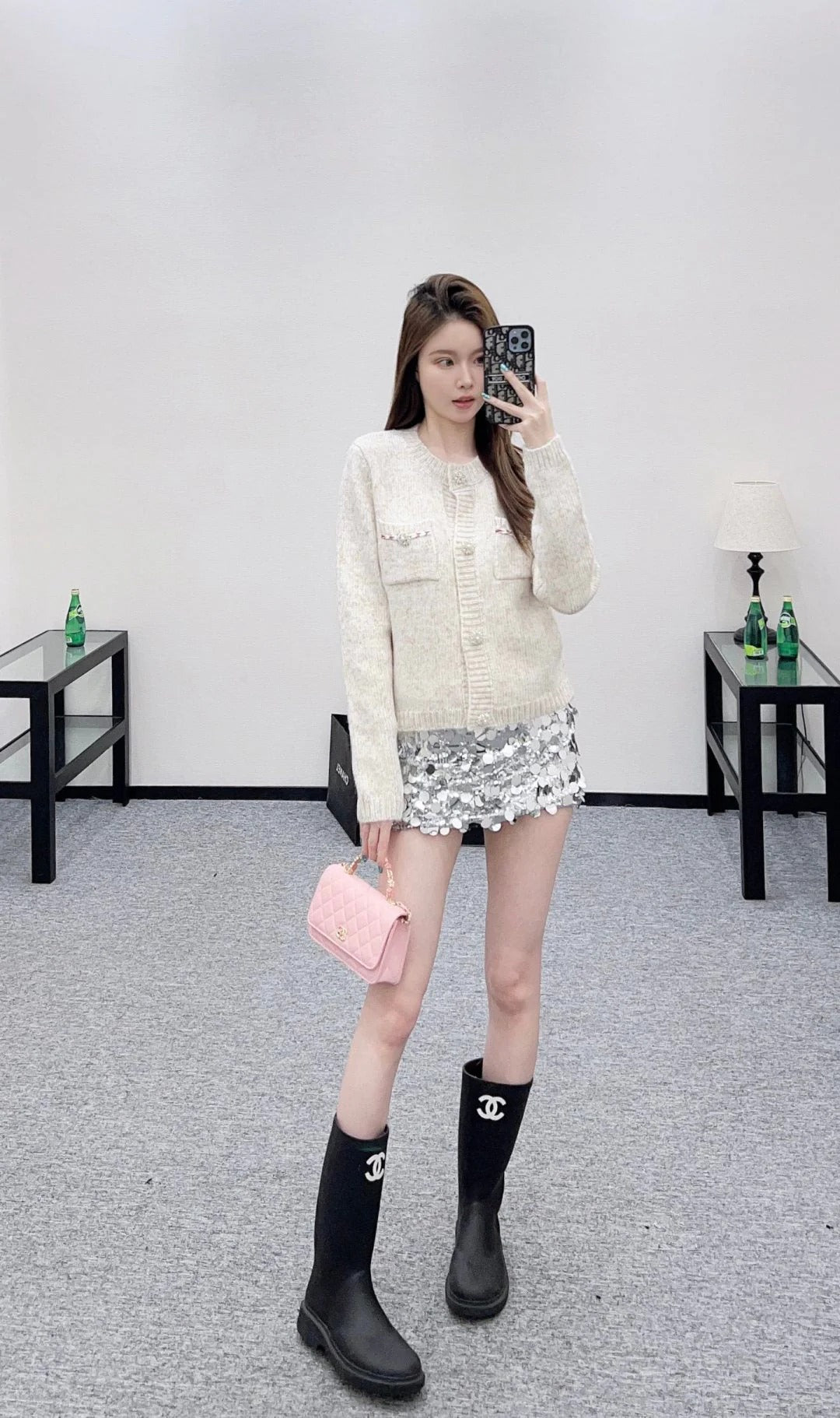 CHANEL 25S KNIT CARDIGAN 400