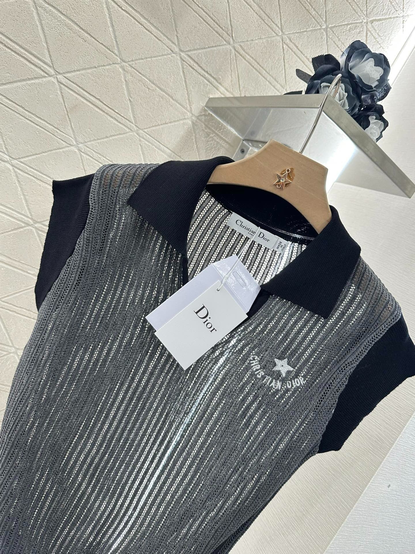 DIOR V-NECK KNIT SWEATER 276685