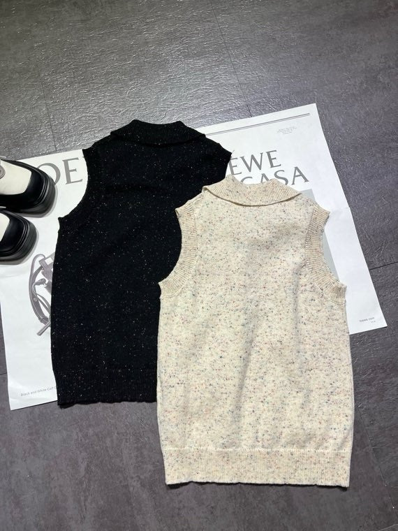 CHANEL 25S SLEEVELESS KNIT VEST