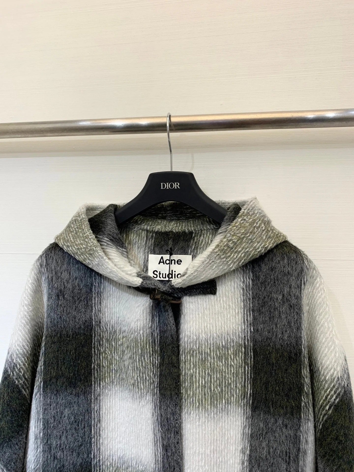 DIOR 25S DOUBLE-FACED WOOL COAT STYLE 292