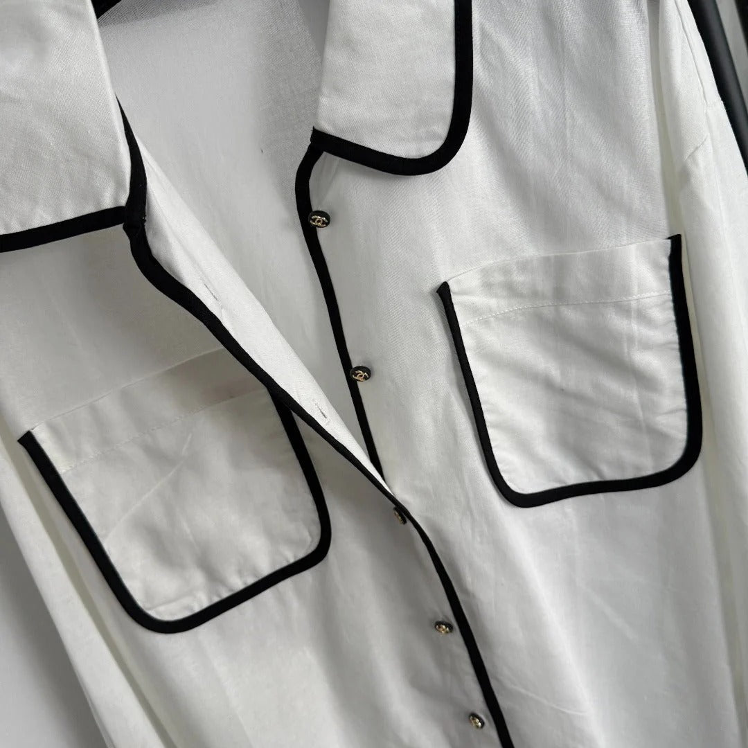 CHANEL 25S LONG-SLEEVE SHIRT STYLE 126